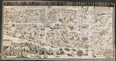 Nievwe carte des lance of promises ende holy stat Ierusalem. 作者 扬·克拉林格