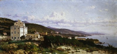 Castiglioncello 的视图 作者 乌戈·马纳雷西（Ugo Manaresi）