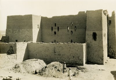 埃及阿斯旺圣西缅修道院，摄影师：Ugo Monneret de Villard 作者 乌戈·莫内雷·德·维拉德