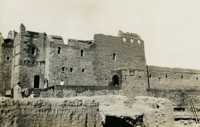 修复后的圣西缅修道院，埃及阿斯旺，摄影师：Ugo Monneret de Villard 作者 乌戈·莫内雷·德·维拉德