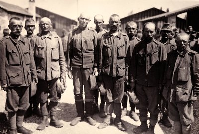 意大利乌迪内巴格纳里亚阿尔萨的奥地利囚犯，04/1916（黑白照片） 作者 乌戈奥杰蒂