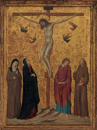 十字架》，约1315-20。 作者 Ugolino da Siena