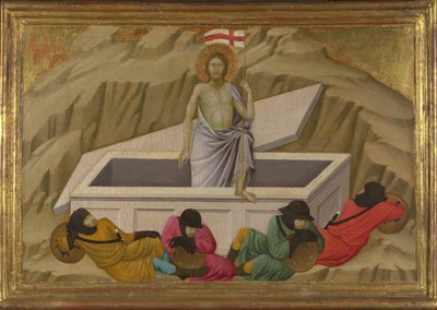 从佛罗伦萨圣十字教堂的复活c。 1324-1325 作者 Ugolino di Nerio