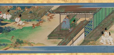 奇异的婚姻故事》Konkai Zoshi，约1858年。 作者 浮田一景