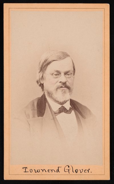 Townend Glover 1813-1883的肖像，1873年。 作者 乌尔克兄弟