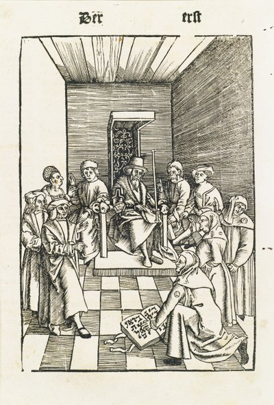 1509年，奥格斯堡，Laienspiegel的犹太誓言 作者 乌尔里希·滕格勒