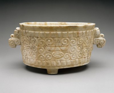 带鸟把手的三脚架花瓶，Terminal Classic，800-1000（大理石） 作者 乌鲁阿乌拉