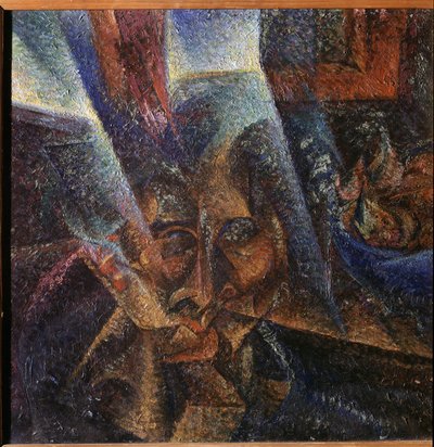 光线、面孔和氛围 作者 翁贝托·博西奥尼（Umberto Boccioni）