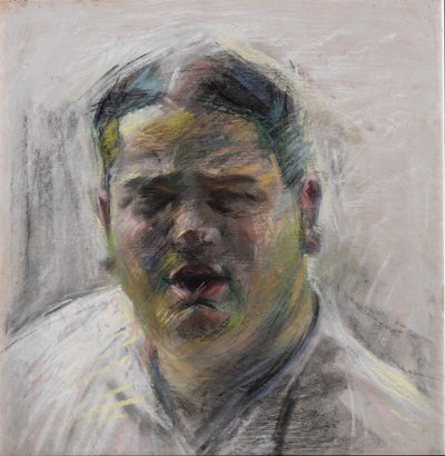 阿曼多-马扎的肖像，1884-1964，1909-1910。 作者 翁贝托·博西奥尼（Umberto Boccioni）