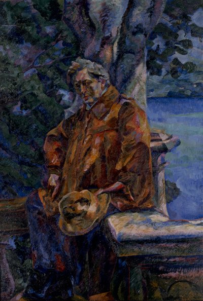 布索尼大师肖像 作者 翁贝托·博西奥尼（Umberto Boccioni）