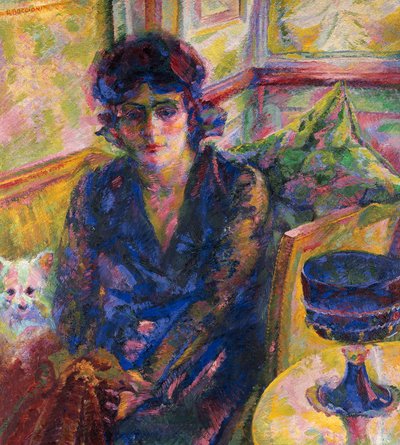 克拉尼奥里尼-凡纳夫人的画像 作者 Umberto Boccioni