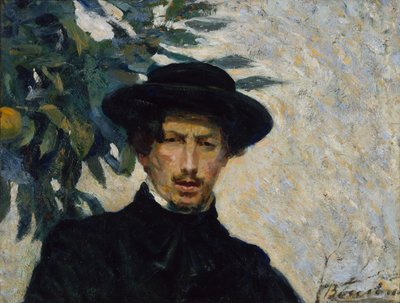 自画像，1905年。 作者 翁贝托·博西奥尼（Umberto Boccioni）