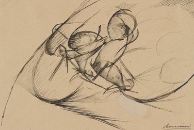 自行车运动员动态力研究 II 作者 翁贝托·博西奥尼（Umberto Boccioni）
