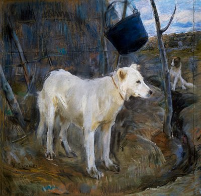 普罗科洛卫兵，翁贝托·科罗马尔迪（Umberto Coromaldi，1870-1948 年）的画作。 意大利 作者 翁贝托·科罗马尔迪（Umberto Coromaldi）