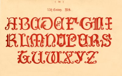 13世纪。女士，1862年 作者 不明