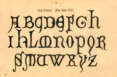 14世纪。约于1340年，1862年 作者 不明