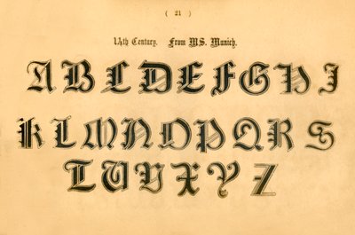 14世纪。来自MS。 1862年慕尼黑 作者 不明