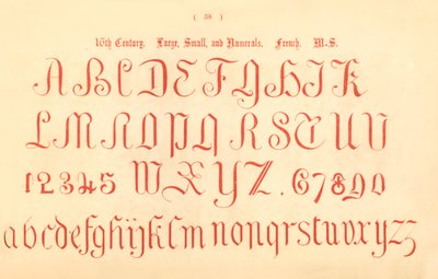 16世纪。大，小和数字。法国人女士，1862年 作者 不明