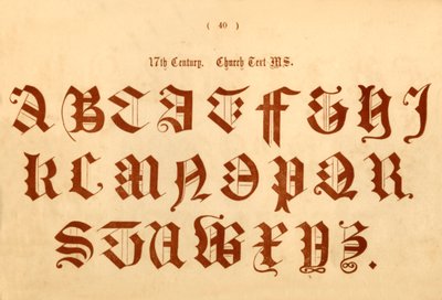 17世纪。教堂文字MS。，1862 作者 不明