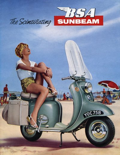 1964年BSA Sunbeam滑板车手册。 作者 不明