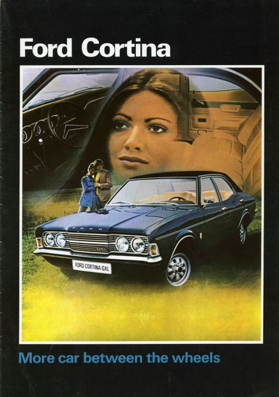 1972年福特Cortina Mk3销售手册封面。 作者 不明