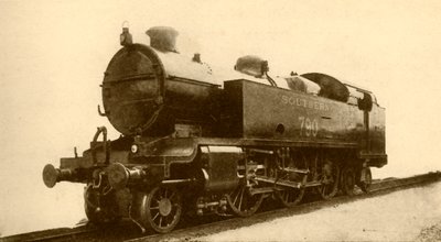 南方铁路2-6-4坦克发动机，1930年。 作者 Unbekannt