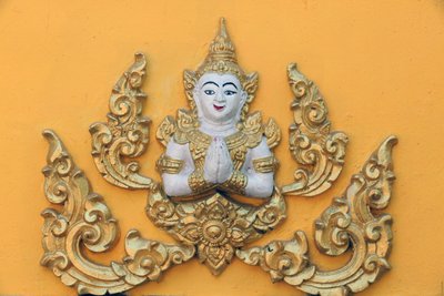 20151030, 老挝万象:Wat Si Muang (Simuong) 佛教寺庙。佛教女神 作者 不明