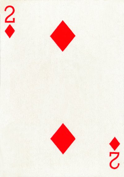2张来自Goodall＆Son Ltd.纸牌的钻石，c1940 作者 不明