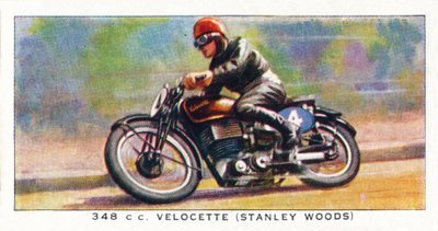 348 CC Velocette斯坦利·伍兹，1938年 作者 不明