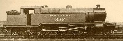 4-6-4波罗的海坦克发动机，南方铁路，1930年。 作者 不明