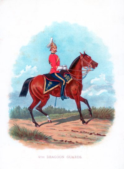 第四龙骑兵卫队，1888年 作者 不明