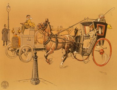 一辆贝利特货车，1906年 作者 不明
