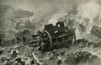1919年，法国人对阿贡地区的德国阵地进行了一次精彩的法国进攻。 作者 不明