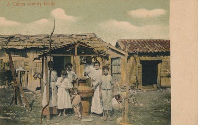 古巴乡村家庭，1908年 作者 不明