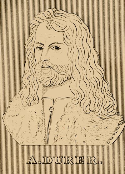 杜勒（A.Durer），1471-1528年，1830年。 作者 不明