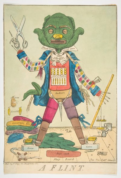 弗林特（Flint），1811年。 作者 不明