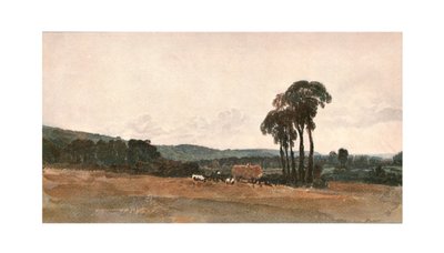 收获场景-室外素描，c1900。 作者 不明