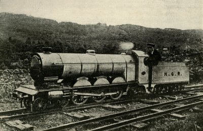 拉文格拉斯和埃斯克代尔铁路的机车，摄于1930年。 作者 不明