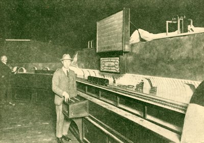 邮局地铁的模型，1930年。 作者 不明