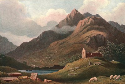 山风景-本·洛蒙德（Ben Lomond），c1900年。 作者 不明