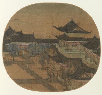 宫殿（1271-1368）。 作者 不明