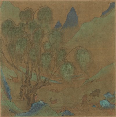 田园风光（1271-1368）。 作者 不明