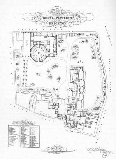 1939年被市政当局购买时的展馆建筑平面图 作者 不明