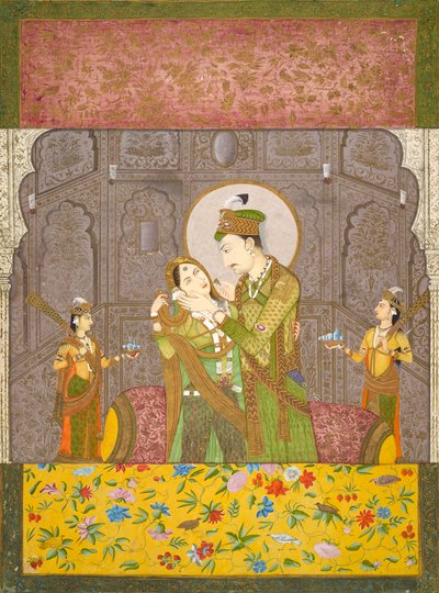 一位王子和他的妃子，约1790年。 作者 不明