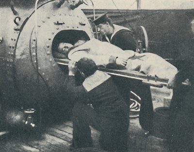 减压室，1936年 作者 不明