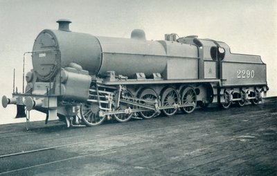 1922年，在中部地区的杰出机车。 作者 Unbekannt