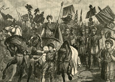 罗马胜利，1890年。 作者 不明
