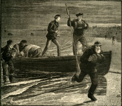 1881年的一次走私探险。 作者 不明