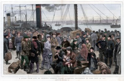 利物浦王子登陆阶段的生命研究-被大火摧毁1874年7月28日 作者 不明