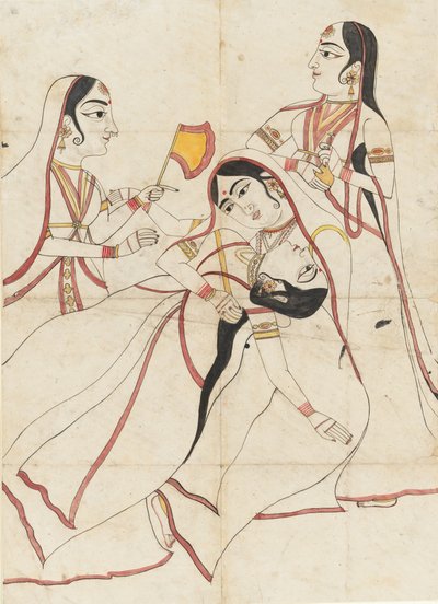 十九世纪末期的《风头淑女》。 作者 不明